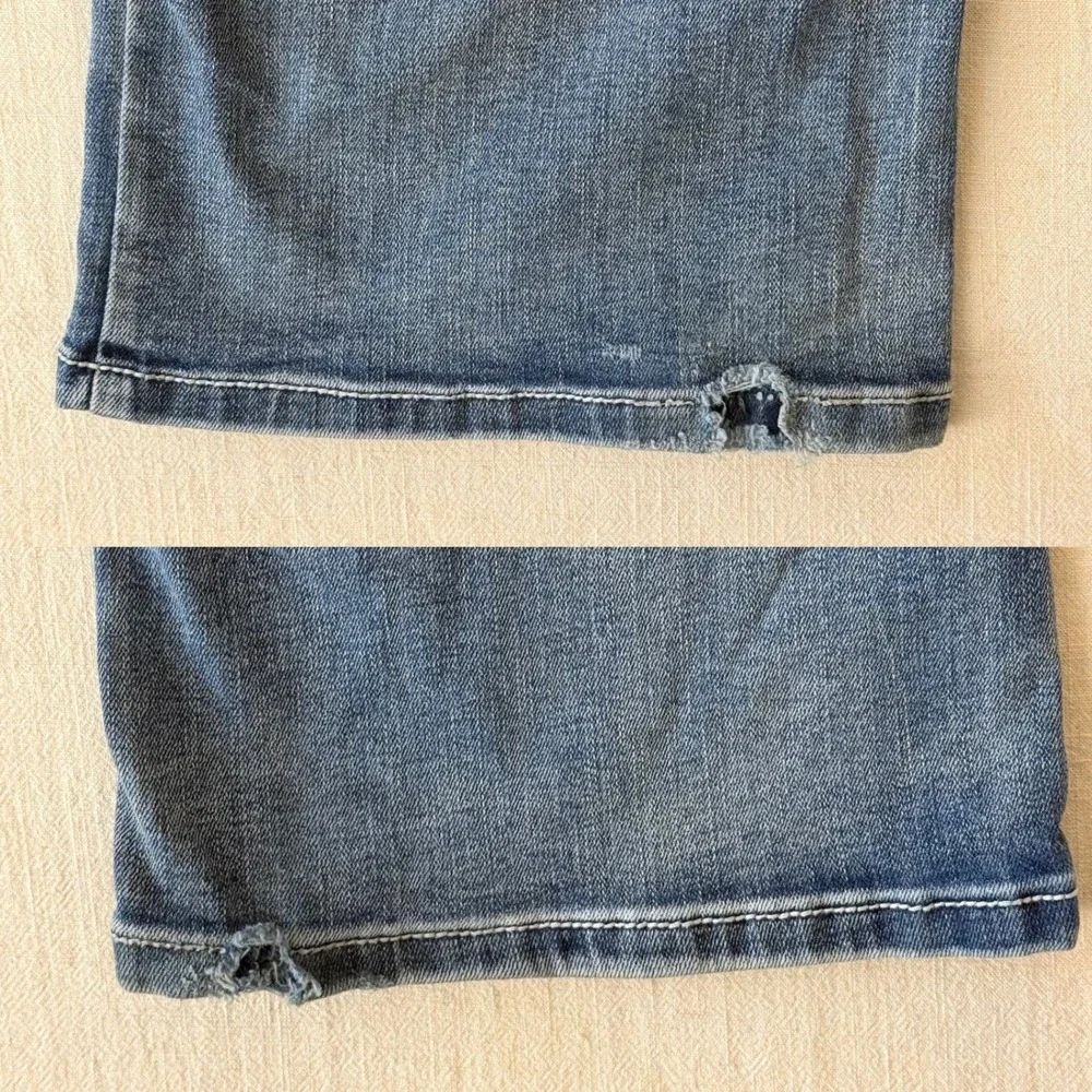 Telepatia Y2K McBling Bootcut Jeans 9/29 Rhinestone Embellished Pockets